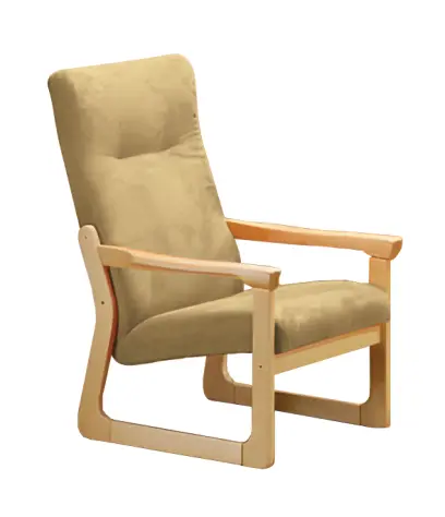 BE - 1 křeslo, koženka ROXA 3.10 - koženka kávová